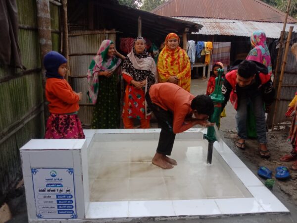 Surface well with pump - India