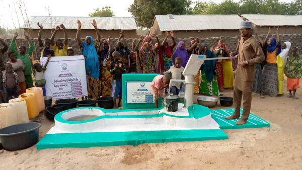 shallow well with hand pump